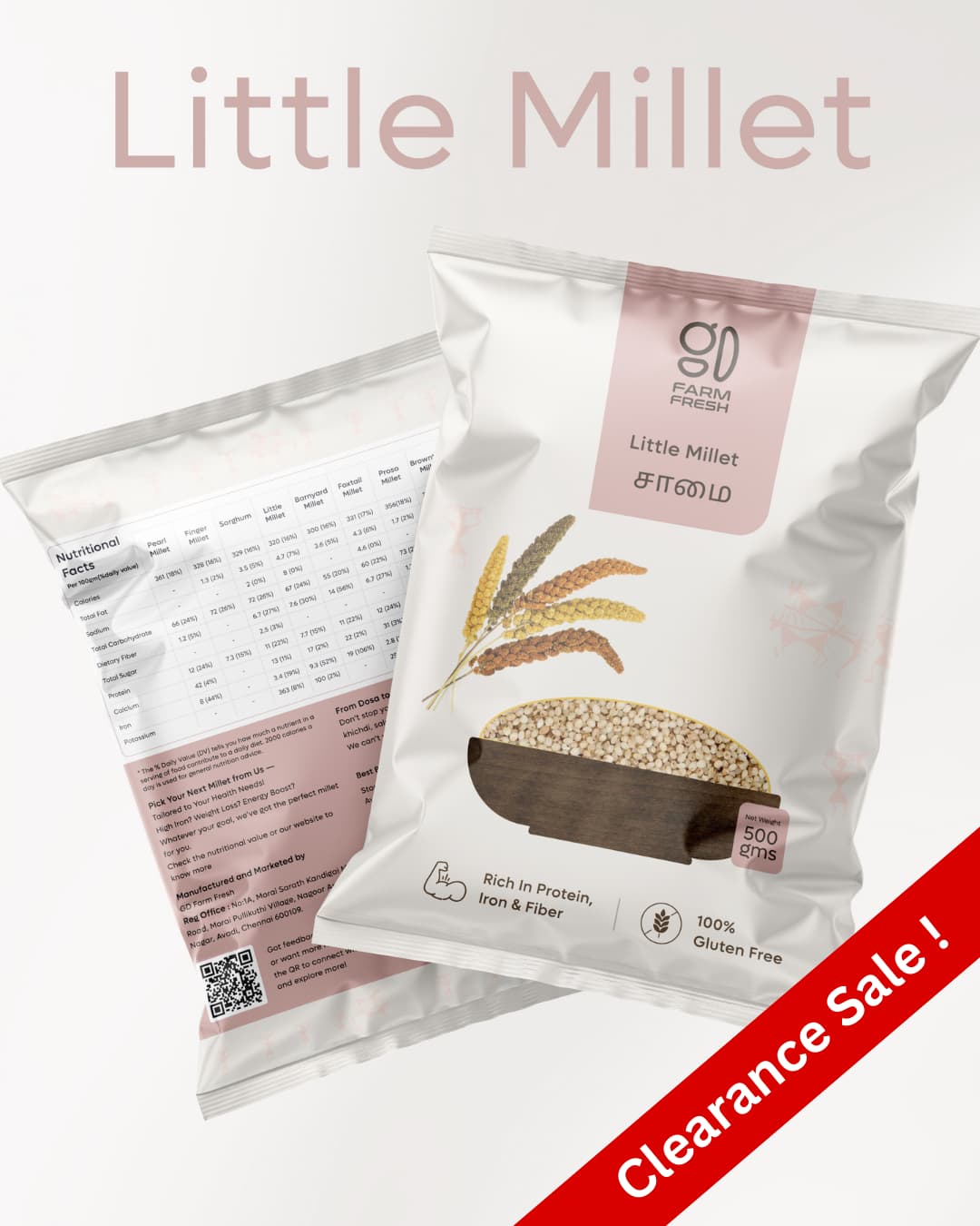 Little Millet (Samai), Gluten-free Whole Grain