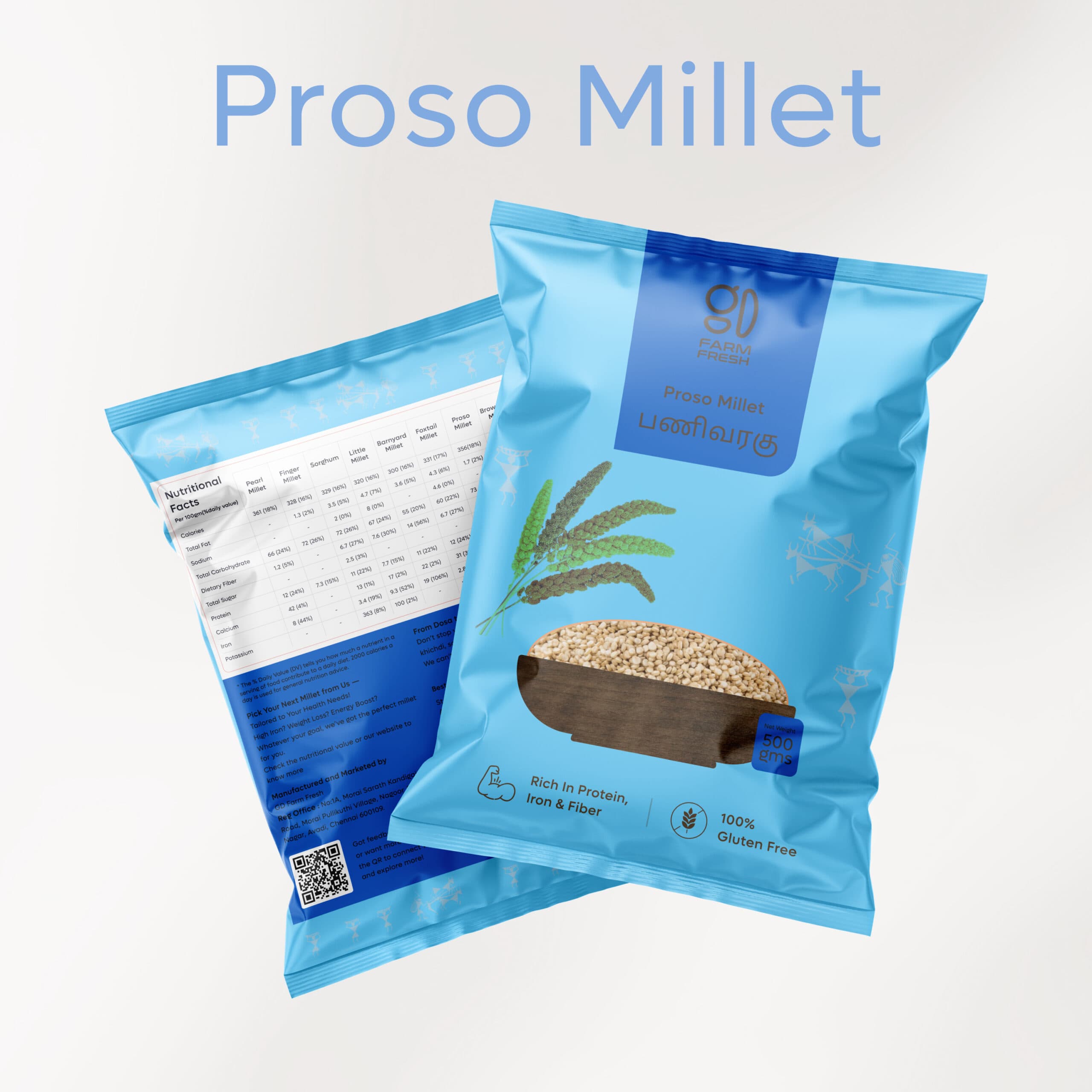 Proso Millet (Panivaragu), Gluten-free Whole Grain